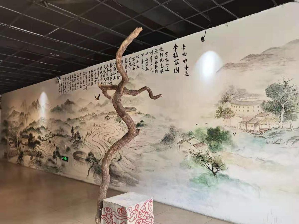 Tulou Panda Homestay Yongding Bagian luar foto